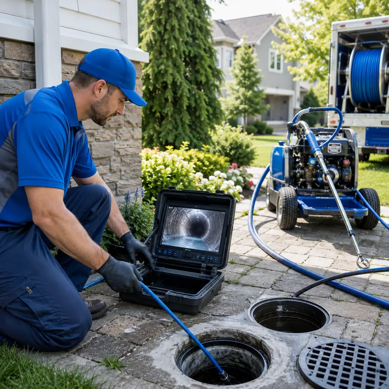 Outdoor drain cleaning professionals serving Arlington, VT