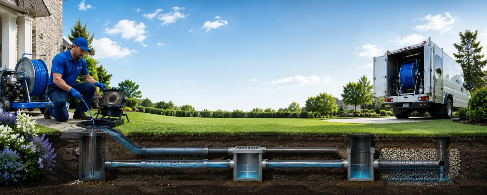 Outdoor drain cleaning information for Arlington, VT